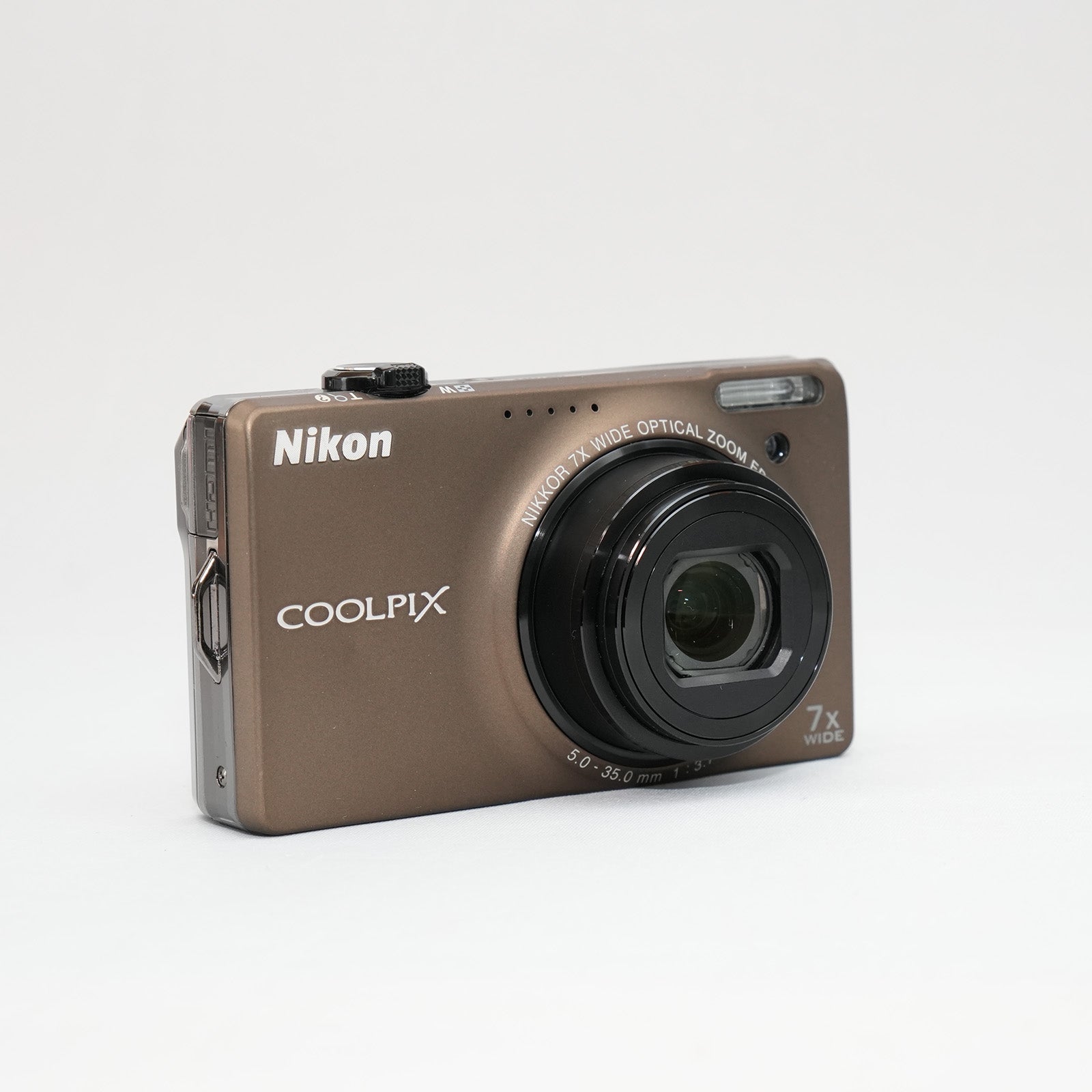 NIKON COOLPIX S6000 コンデジ デジカメ ブラウン Nikon - Nikon COOLPIX S6000 ニコン クールピクス コンデジ ブラウン