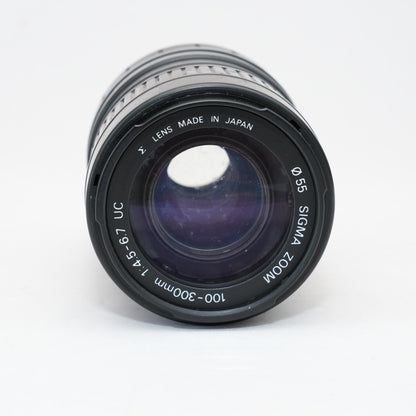 [ Fair ] SIGMA ZOOM 100-300mm F4.5-6.7 UC K mount