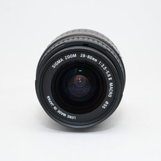 [ Excellent +5 ] SIGMA ZOOM 28-80mm F3.5-5.6 II MACRO A mount