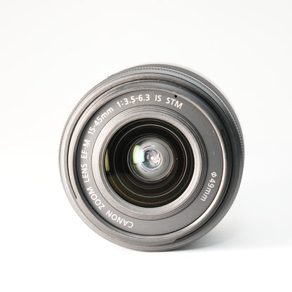 [ Near Mint ] Canon EF-M 15-45mm F3.5-6.3 IS STM