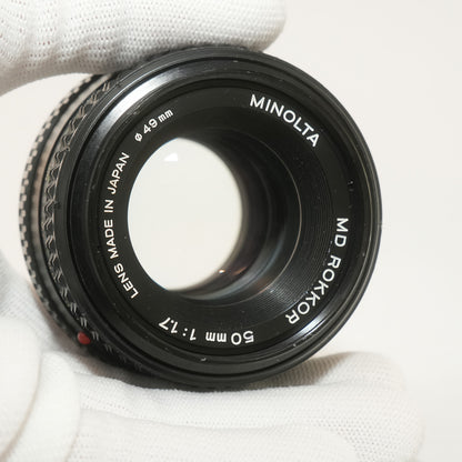 [ Excellent ] MINOLTA  MD ROKKOR 50mm F1.7