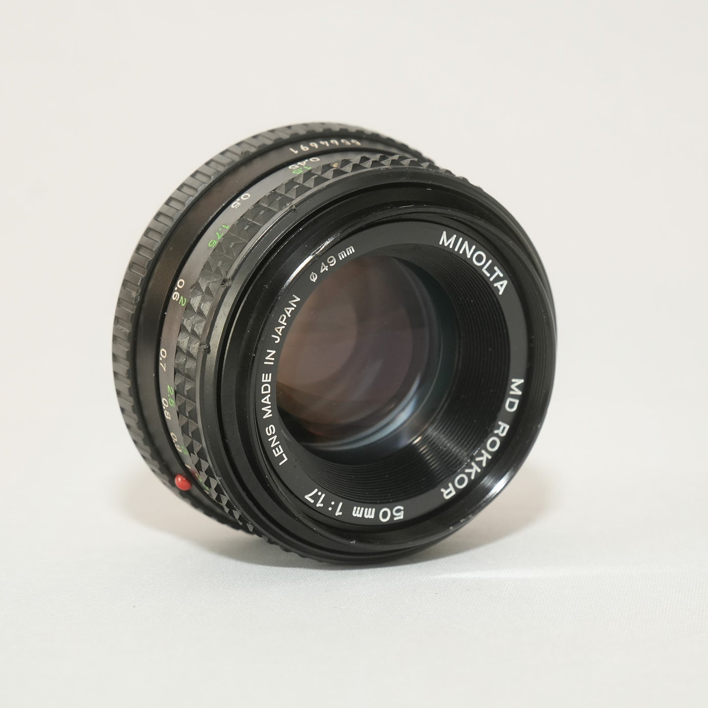[ Excellent ] MINOLTA  MD ROKKOR 50mm F1.7