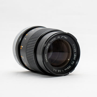 [ Excellent +5 ] Canon FD 135mm F3.5 S.C.