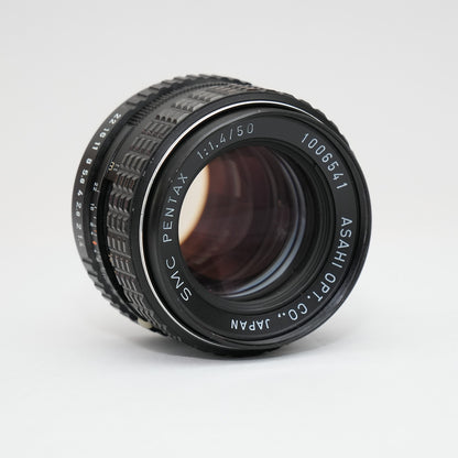 [ Excellent +5 ] PENTAX SMC PENTAX 50mm F1.4 K mount