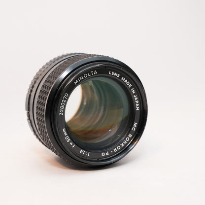 [ Bargain ] MINOLTA  MC ROKKOR-PG 50mm F1.4