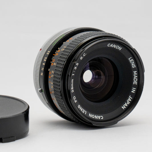 [ Excellent +5 ] Canon FD 28mm F3.5 S.C.
