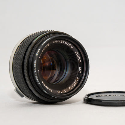 [ Near Mint ] OLYMPUS OM-System Zuiko MC Auto-S 50mm F1.8