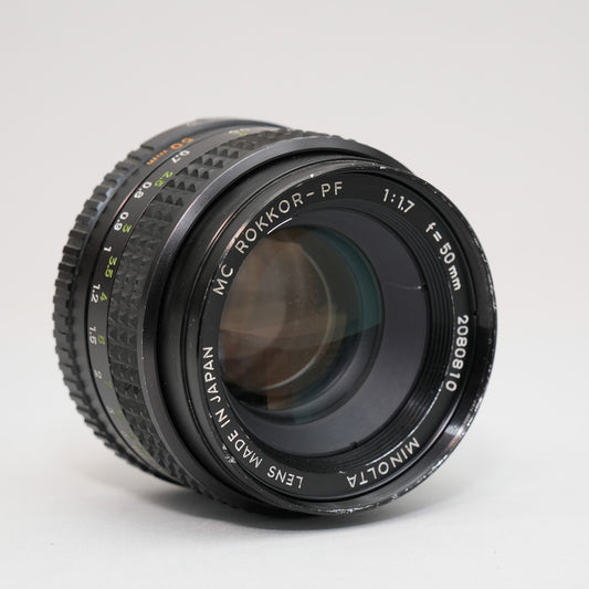 [ Bargain ] MINOLTA  MC ROKKOR-PF 55mm F1.7