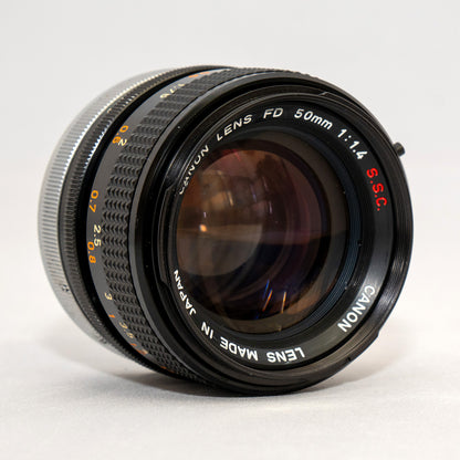 [ Excellent +5 ] Canon FD 50mm F1.4 S.S.C.