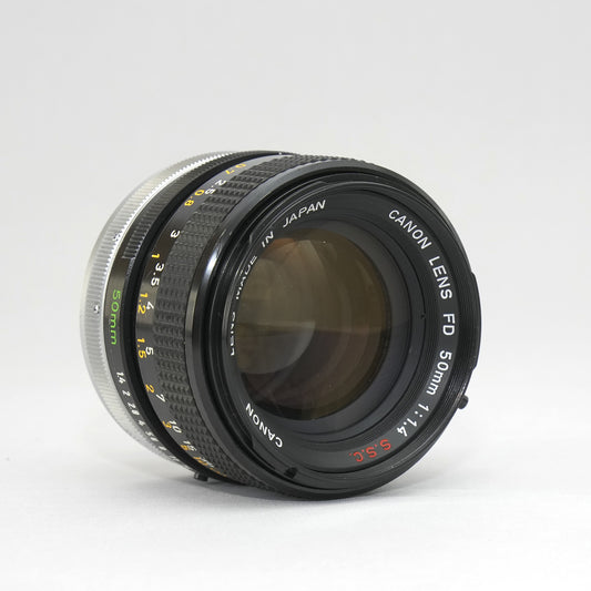 [ Good ] Canon FD 50mm F1.4 S.S.C.