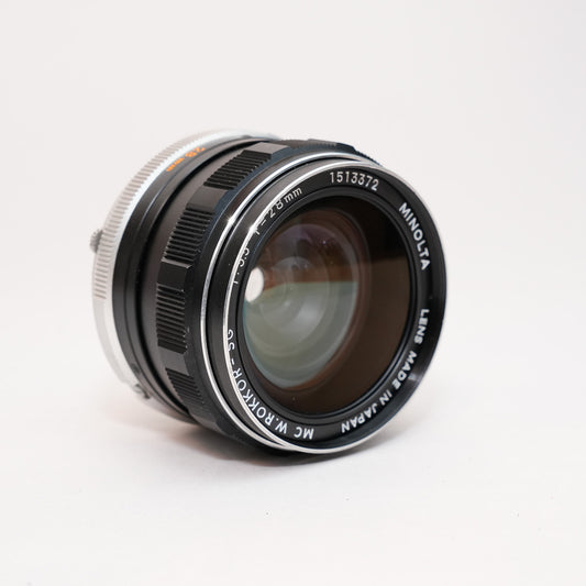 [ AS-IS ] MINOLTA  MC W.ROKKOR-SG 28mm F3.5