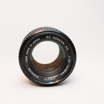 [ Bargain ] MINOLTA  MC ROKKOR-PG 50mm F1.4