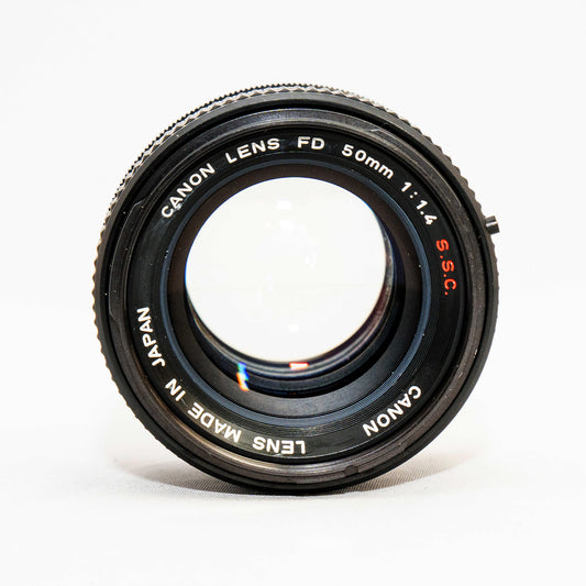 [ Excellent +5 ] Canon FD 50mm F1.4 S.S.C.