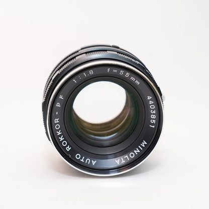 [ Bargain ] MINOLTA  AUTO ROKKOR-PF 55mm F1.8