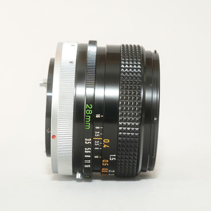 [ Bargain ] Canon FD 28mm F3.5 S.C.