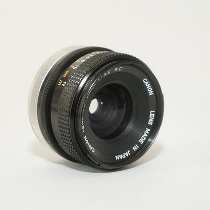 [ Good ] Canon FD 28mm F3.5 S.C.