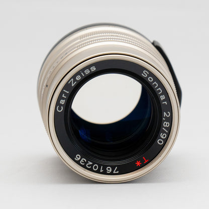 [ Near Mint ] CONTAX Carl Zeiss Sonnar T* 90mm F2.8