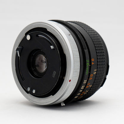 [ Excellent +5 ] Canon FD 28mm F3.5 S.C.