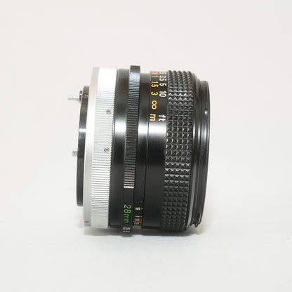 [ Good ] Canon FD 28mm F3.5 S.C.
