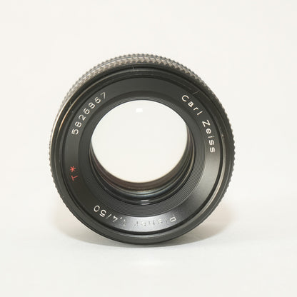 [ Excellent +5 ] CONTAX Carl Zeiss Planar T* 50mm F1.4 AEJ