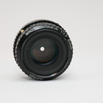 [ Excellent +5 ] PENTAX SMC PENTAX-A 50mm F1.7 K mount