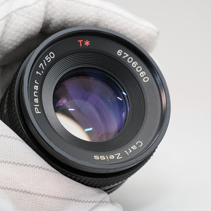 [ AS-IS ] CONTAX Carl Zeiss Planar T* 50mm F1.7 AEJ