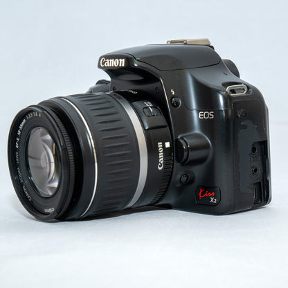 [ Good ] Canon EOS Kiss X2 / Rebel XSi / 450D with EF-S 18-55mm F3.5-5.6