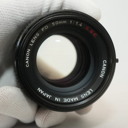 [ Good ] Canon FD 50mm F1.4 S.S.C.