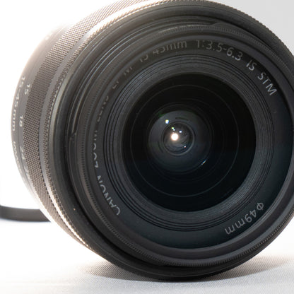[ Near Mint ] Canon EF-M 15-45mm F3.5-6.3 IS STM