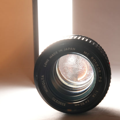 [ Bargain ] MINOLTA  MC ROKKOR-PG 50mm F1.4
