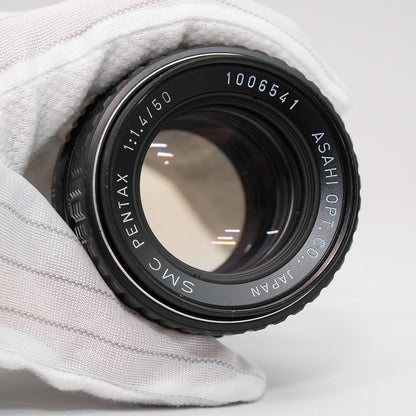[ Excellent +5 ] PENTAX SMC PENTAX 50mm F1.4 K mount
