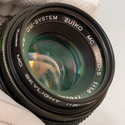 [ Near Mint ] OLYMPUS OM-System Zuiko MC Auto-S 50mm F1.8