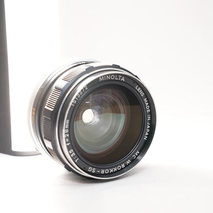 [ AS-IS ] MINOLTA  MC W.ROKKOR-SG 28mm F3.5