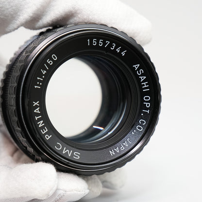 [ Excellent +5 ] PENTAX SMC PENTAX 50mm F1.4 K mount