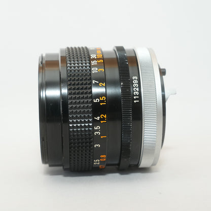 [ Excellent ] Canon FD 50mm F1.4 S.S.C.