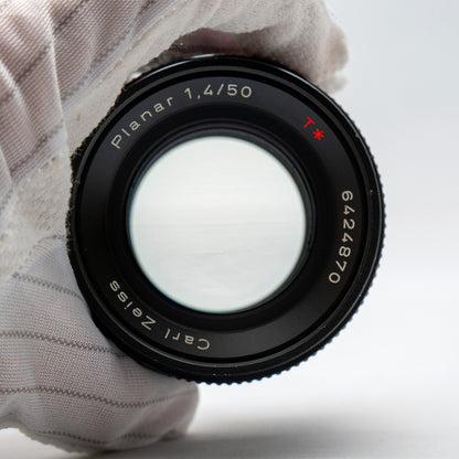 [ Near Mint ] CONTAX Carl Zeiss Planar T* 50mm F1.4 AEJ
