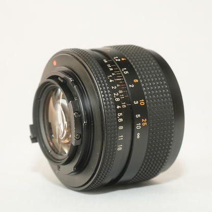 [ Excellent +5 ] CONTAX Carl Zeiss Planar T* 50mm F1.4 AEJ