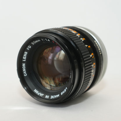 [ Excellent ] Canon FD 50mm F1.4 S.S.C.