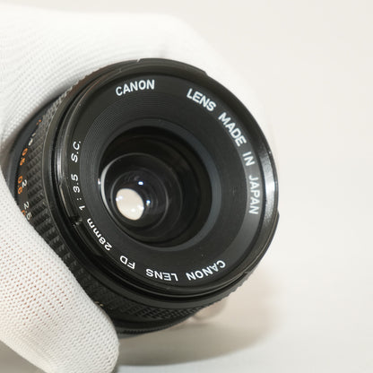 [ Near Mint ] Canon FD 28mm F3.5 S.C.